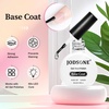 image:imageJODSONE 3pcs 10ml Base Top Coat Blooming Gel Set No Wipe for Gradient and Watercolor Nail Art Blooming Gel Creates Spreading Effects Requires U V Lamp CuringB004