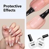 image:imageJODSONE 4 Bottle 10ML Nail Primer Base Coat Top Coat and Builder Gel Glossy Durable Long Lasting Gift for Girls at Home Salon Design2pcs Top coat