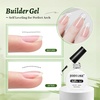 image:imageJODSONE 4 Bottle 10ML Nail Primer Base Coat Top Coat and Builder Gel Glossy Durable Long Lasting Gift for Girls at Home Salon Design3pcs Top and Base coat  Builder Gel