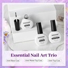 image:imageJODSONE 4 Bottle 10ML Nail Primer Base Coat Top Coat and Builder Gel Glossy Durable Long Lasting Gift for Girls at Home Salon Design3pcs Top and Base coat  Matte Top Coat