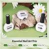 image:imageJODSONE 4 Bottle 10ML Nail Primer Base Coat Top Coat and Builder Gel Glossy Durable Long Lasting Gift for Girls at Home Salon Design3pcs Top and Base coat  Builder Gel