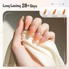 image:imageJODSONE 4 Bottle 10ML Nail Primer Base Coat Top Coat and Builder Gel Glossy Durable Long Lasting Gift for Girls at Home Salon Design4pcs BTPBG Set
