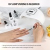 image:imageJODSONE 4 Bottle 10ML Nail Primer Base Coat Top Coat and Builder Gel Glossy Durable Long Lasting Gift for Girls at Home Salon Design4pcs BTPBG Set