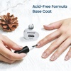image:imageJODSONE 4 Bottle 10ML Nail Primer Base Coat Top Coat and Builder Gel Glossy Durable Long Lasting Gift for Girls at Home Salon DesignBase coat