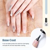 image:imageJODSONE 4 Bottle 10ML Nail Primer Base Coat Top Coat and Builder Gel Glossy Durable Long Lasting Gift for Girls at Home Salon DesignBase coat