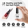 image:imageJODSONE 4 Bottle 10ML Nail Primer Base Coat Top Coat and Builder Gel Glossy Durable Long Lasting Gift for Girls at Home Salon DesignTop coat