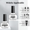 image:imageJODSONE 4 Bottle 10ML Nail Primer Base Coat Top Coat and Builder Gel Glossy Durable Long Lasting Gift for Girls at Home Salon Designnail primer and dehydrator