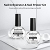 image:imageJODSONE 4 Bottle 10ML Nail Primer Base Coat Top Coat and Builder Gel Glossy Durable Long Lasting Gift for Girls at Home Salon Designnail primer and dehydrator