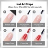 image:imageJODSONE 4 Bottles of 15 Capacities of Nail Dehydrator Nail Primer Base Top Coat Long Lasting and Easy to Apply Large Bottle1PCS165mlD