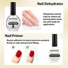 image:imageJODSONE 4 Bottles of 15 Capacities of Nail Dehydrator Nail Primer Base Top Coat Long Lasting and Easy to Apply Large Bottle2PCS165MLDP