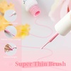image:imageJODSONE 5ml Nail Art Gel Liner Set 10 Colors Gel Nail Polish Need U V Lamp Cured with Thin Brush Gift for Girls at Home Salon DesignPink Red Blue PurpleLFH01LFH10