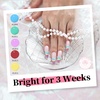 image:imageJODSONE 5ml Nail Art Gel Liner Set 10 Colors Gel Nail Polish Need U V Lamp Cured with Thin Brush Gift for Girls at Home Salon DesignPink Red Blue PurpleLB01LB32