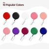 image:imageJODSONE 5ml Nail Art Gel Liner Set 10 Colors Gel Nail Polish Need U V Lamp Cured with Thin Brush Gift for Girls at Home Salon DesignPink Red Blue Purple10colors set