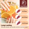 image:imageJODSONE 60 PCS Gel Nail Polish Kit with U V Light 4 Bottles of 15ML Nail Dehydrator Nail Primer Base Coat Top Coat Glossy Surface Quick Drying Durable