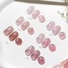 image:imageJODSONE 6PCS Jelly Gel Nail Polish Set 6Colors 10ml Long Lasting Neutral Nude Pink Pale Purple Jelly Gel Polish Art for Nail and Salon Need U V Lamp