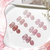 image:imageJODSONE 6PCS Jelly Gel Nail Polish Set 6Colors 10ml Long Lasting Neutral Nude Pink Pale Purple Jelly Gel Polish Art for Nail and Salon Need U V Lamp