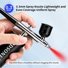 image:imageJODSONE Airbrush Kit Rechargeable with Spray Compressor 3 Air Pressure Adjustment Cordless Air Brush for Nail Art Makeup Cake Decorating and Model Painting BlackAirbrushkitblack