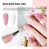 image:imageJODSONE Builder Gel for Nails4Pcs 10ML Builder Gel Set Nail Apex and Extension Strengthener Hard Need to Cured by Nail LampClear White Pink BrownGF301GF303 GF306