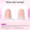 image:imageJODSONE Builder Gel for Nails4Pcs 10ML Builder Gel Set Nail Apex and Extension Strengthener Hard Need to Cured by Nail LampClear White Pink BrownGJ01GJ04