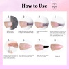 image:imageJODSONE Builder Gel for Nails4Pcs 10ML Builder Gel Set Nail Apex and Extension Strengthener Hard Need to Cured by Nail LampClear White Pink BrownGJ01GJ04