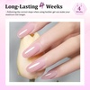 image:imageJODSONE Builder Gel for Nails4Pcs 10ML Builder Gel Set Nail Apex and Extension Strengthener Hard Need to Cured by Nail LampClear White Pink BrownGJ01GJ04