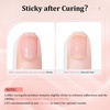 image:imageJODSONE Builder Gel for Nails4Pcs 10ML Builder Gel Set Nail Apex and Extension Strengthener Hard Need to Cured by Nail LampClear White Pink BrownGJ05GJ08