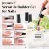 image:imageJODSONE Builder Gel for Nails4Pcs 10ML Builder Gel Set Nail Apex and Extension Strengthener Hard Need to Cured by Nail LampClear White Pink BrownGJ05GJ08