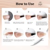 image:imageJODSONE Builder Gel for Nails4Pcs 10ML Builder Gel Set Nail Apex and Extension Strengthener Hard Need to Cured by Nail LampClear White Pink BrownGJ09GJ12