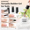 image:imageJODSONE Builder Gel for Nails4Pcs 10ML Builder Gel Set Nail Apex and Extension Strengthener Hard Need to Cured by Nail LampClear White Pink BrownGJ09GJ12