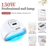 image:imageJODSONE Gel Nail Polish Kit with U V Light 32 Colors Gel Polish Nail Kit 4 Bottles of 15ML Nail Dehydrator Nail Primer Base Coat Top Coat Glossy Surface Quick Drying Durable