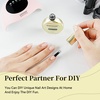 image:imageJODSONE Peel off Gel Base Coat165ml No Wipe Warmly Removable Foundation for Gel Nail Polish amp Tips U VLED Cured LongLasting DIY UseG08