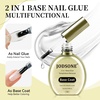image:imageJODSONE Peel off Gel Base Coat165ml No Wipe Warmly Removable Foundation for Gel Nail Polish amp Tips U VLED Cured LongLasting DIY UseG08