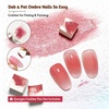 image:imageJODSONE Sponge Pat Paint Nail Gel 9 Colors French Gradient Gel Nail Blush Blooming At Home DIY Nail Art Designs9ColorPPG3