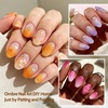 image:imageJODSONE Sponge Pat Painting Nail Gel Set 32 Colors with 100pcs Nail Sponges and 1 Grabber Pen Ombre Blush Nails Drawing DIY Nail Art U VLED Curing
