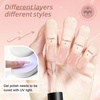image:imageJODSONE White Gel Nail Polish 18ml Gel Polish White Soak Off U V Lamp Gel Polish Art Manicure Salon DIY at HomeJelly Beige Pink
