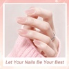 image:imageJODSONE White Gel Nail Polish 18ml Gel Polish White Soak Off U V Lamp Gel Polish Art Manicure Salon DIY at HomeJelly Beige Pink