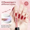 image:imageJODSONE White Gel Nail Polish 18ml Gel Polish White Soak Off U V Lamp Gel Polish Art Manicure Salon DIY at HomeJelly Burgundy