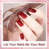 image:imageJODSONE White Gel Nail Polish 18ml Gel Polish White Soak Off U V Lamp Gel Polish Art Manicure Salon DIY at HomeJelly Burgundy