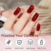 image:imageJODSONE White Gel Nail Polish 18ml Gel Polish White Soak Off U V Lamp Gel Polish Art Manicure Salon DIY at HomeJelly Burgundy