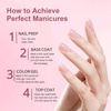 image:imageJODSONE White Gel Nail Polish 18ml Gel Polish White Soak Off U V Lamp Gel Polish Art Manicure Salon DIY at HomeJelly Crystal Pink