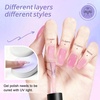 image:imageJODSONE White Gel Nail Polish 18ml Gel Polish White Soak Off U V Lamp Gel Polish Art Manicure Salon DIY at HomeJelly Fairy Pink