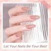 image:imageJODSONE White Gel Nail Polish 18ml Gel Polish White Soak Off U V Lamp Gel Polish Art Manicure Salon DIY at HomeJelly Nude