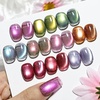image:imageJODSONE 10 Colors Gel Nail Polish Set with Base Coat and Top Coat Magnetic Stick Aurora Crystals Cat Eye Perfect Holiday Gifts for Manicure and Lovers10ColorCE10