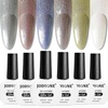 image:imageJODSONE 10ml Glitter Gel Nail Polish Set 6 Color Glitter Effect gel polish All Seasons Neutral Soak off LED Lamp Gel Manicure Set for Nail Art