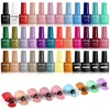 image:imageJODSONE 12 PCS 165 ml Gel Nail Polish Same Color Same Bottle with Base Coat and Top Coat 10 Colors for AtHome Salon Nail Art Holiday Gifts32COLOR1