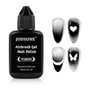 image:imageJODSONE 18ml Nude Airbrush Gel Nail Polish Fine Mist Nail No Dilution for Airbrush Nails Art Painting French Ombre Nail Art DesignsYLB001Black