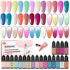 image:imageJODSONE 20 Colors Airbrush Gel Nail Polish Set for Nail Gradients No Dilution Fine Mist Nail Gel Nail Polish DIY Various Patterns Nail Art Nail Art Design Salon Kit Girls Gift20ColorAirbrush5