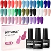 image:imageJODSONE 23 PCS Gel Nail Polish Set with Base Glossy and Matte Top Coat Multicolored Gel Nail Long Lasting Suitable for All Seasons20SET01A