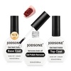 image:imageJODSONE 3Pcs 165ml Top Coat and Base Coat Set with Gel Nail Remover No Wipe Top Coat Base Need U V Lamp Cured Gel Nail Remover for Quick and Easy Removal At HomeGN010