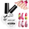 image:imageJODSONE 3pcs 10ml Base Top Coat Blooming Gel Set No Wipe for Gradient and Watercolor Nail Art Blooming Gel Creates Spreading Effects Requires U V Lamp CuringB003